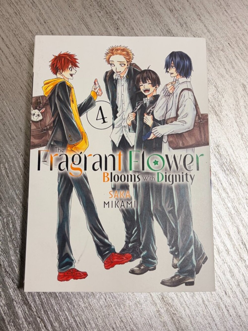 The Fragrant Flower Blooms With Dignity Vol 4 Saka Mikami Manga Like New